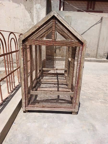Heavy Good Quality Wooden Cage 2