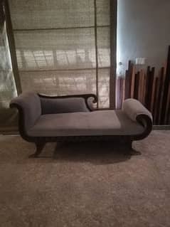 love seat sofa in solid wood