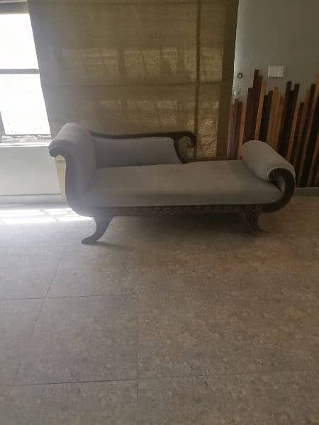 love seat sofa in solid wood 4