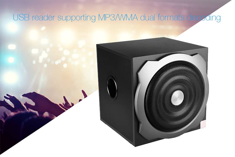 F&D A521x Multimedia Bluetooth Speaker (Black) 1