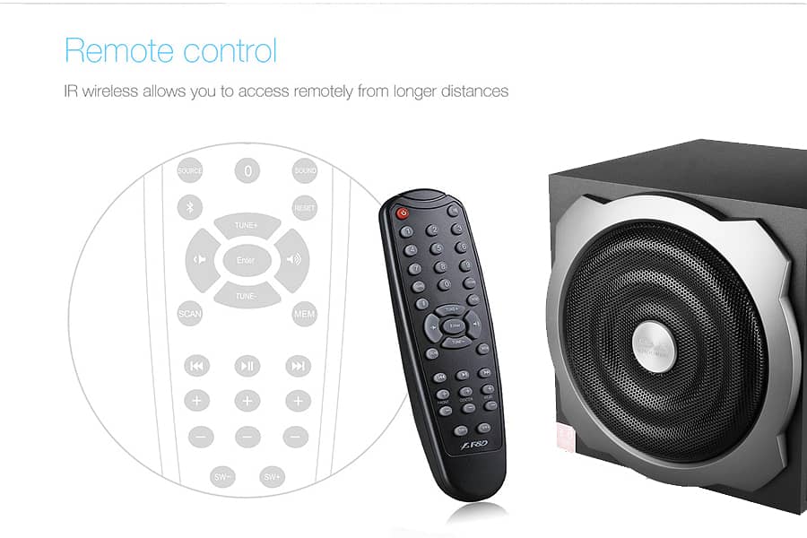 F&D A521x Multimedia Bluetooth Speaker (Black) 5