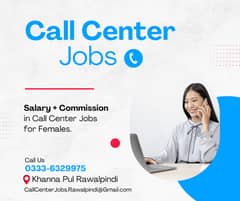 Call Center Jobs Female Rawalpindi | Salary + Commission