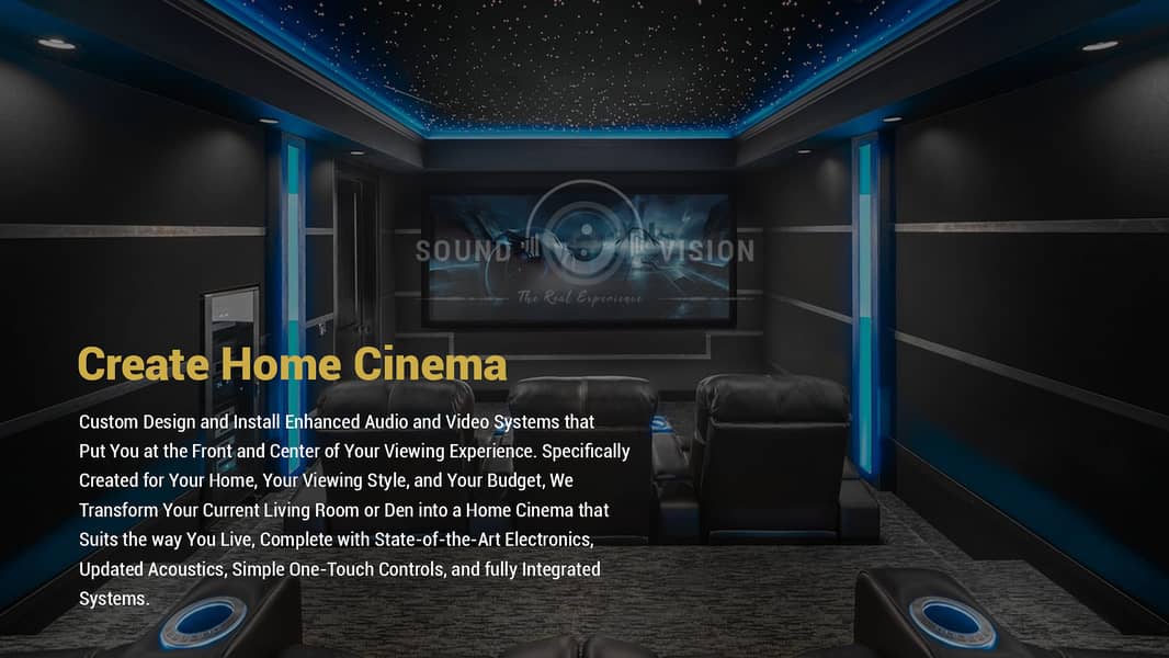 High-Performance Audio, Video, Cinema Theaters, and Automation 1