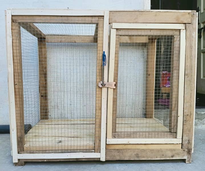 Cage new & wooden is used water proof  0308-5000940 4
