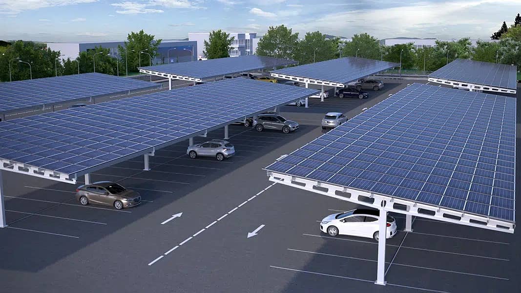 solar structure\car parking shade\car shed\Fiber Shades\Tensile Shades 4