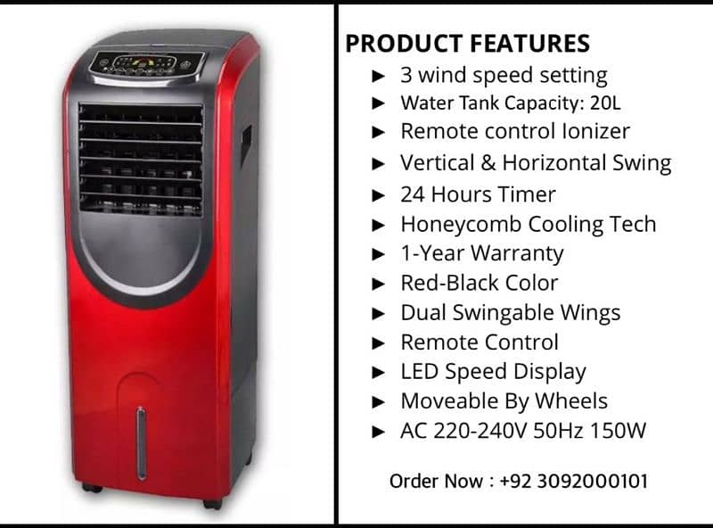 Energy Saver Original Geepas Chiller Portable Cooler 2024 03092000101) 6