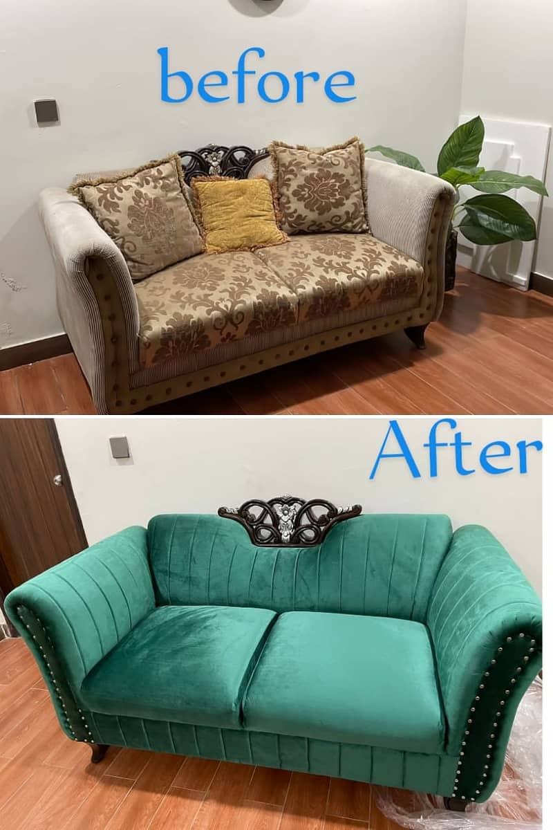 sofa cum bed / sofa set / fabric change / sofa poshish / sofa repair 1