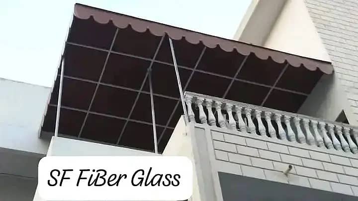 fiber glass works / window shade / sheet shade / fiber shade 8