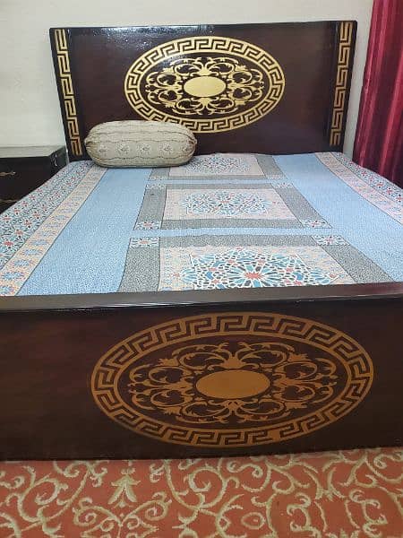 wooden bed set 2