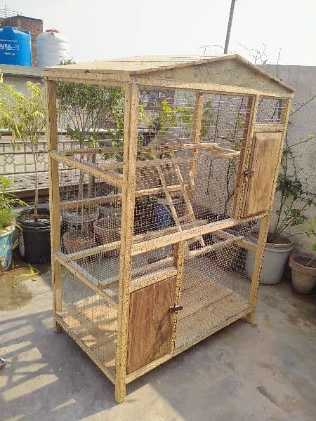 Solid Wooden cage 1