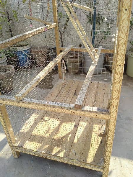 Solid Wooden cage 2