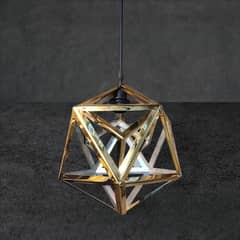 Lennox Hexagon Shaped Hanging Light-Pendant Light-Ceiling Light