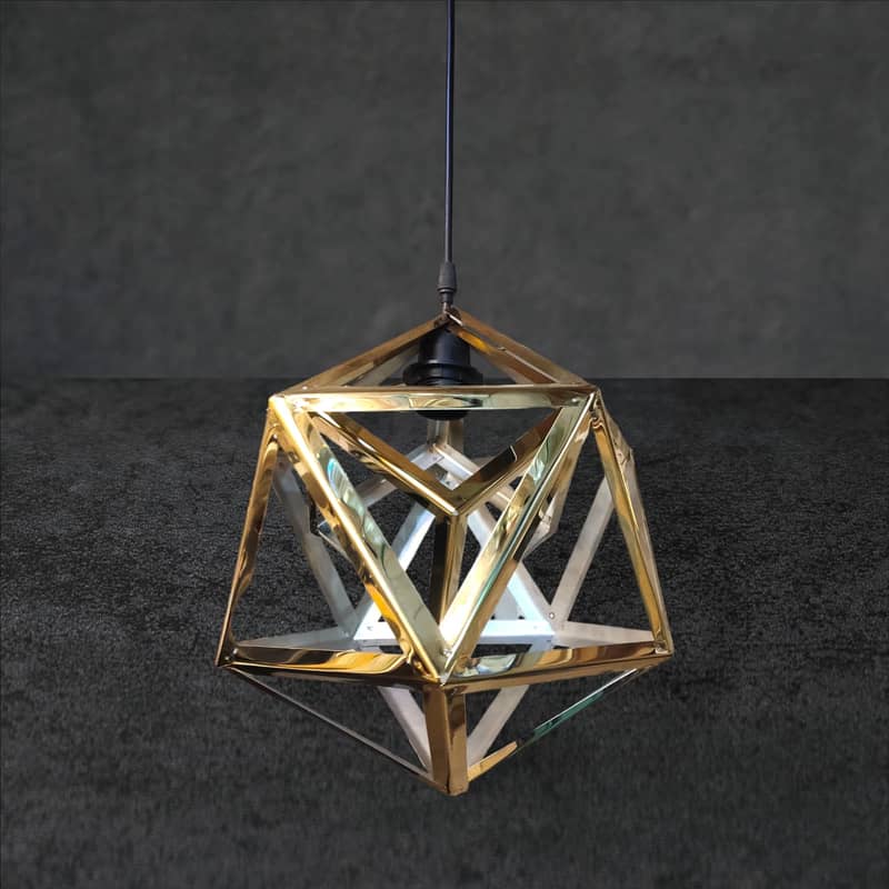 Hanging Light Hexagon Shaped-Pendant Light-Ceiling Light 0