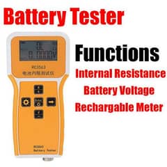 IR tester RC3563 for battery internal resistance testing 0
