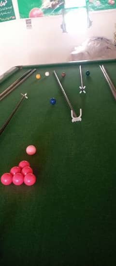 snooker table 5x10 feet  due to financial issues