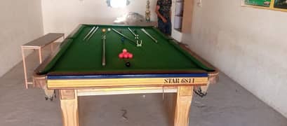 snooker table 5x10 feet  due to financial issues