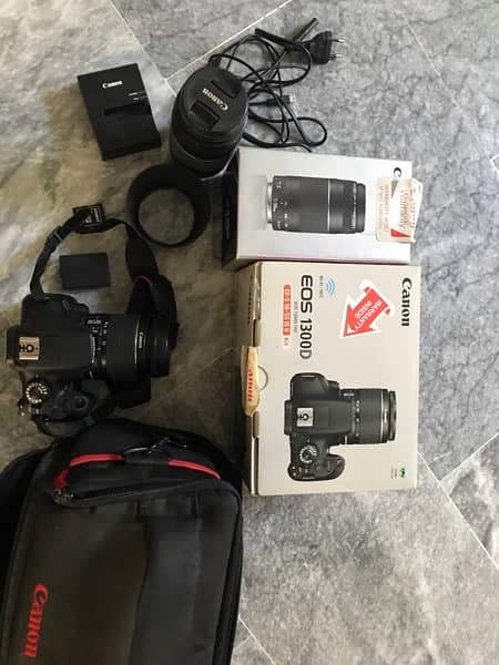 Canon 1300d Stabilizer lens and Canon 75-300mm 1