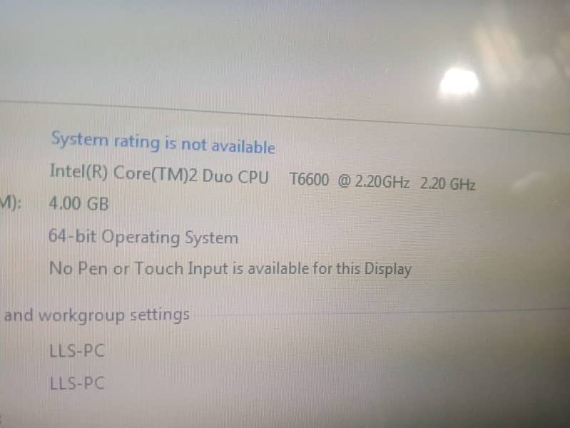 Laptop Urgent Sale 4GB Ram 160GB Hard 15.6 Inch Display 2 Hour battery 3
