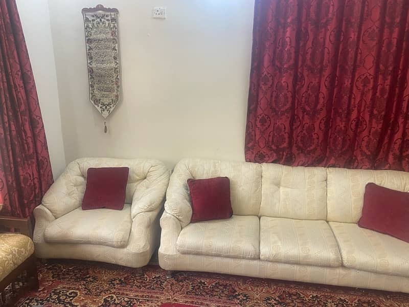 5 Seater Sofa Set very less used. 4