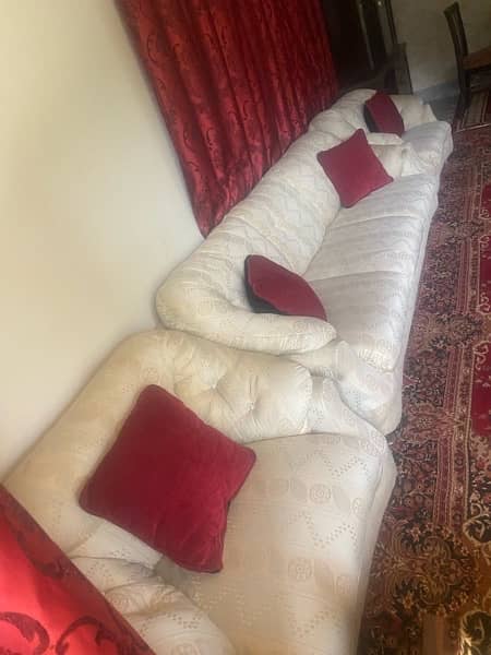 5 Seater Sofa Set very less used. 7