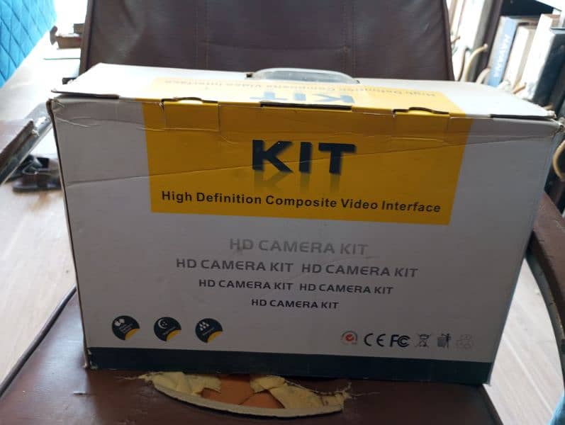 CCTV camera kit 4 camera complete setup 0