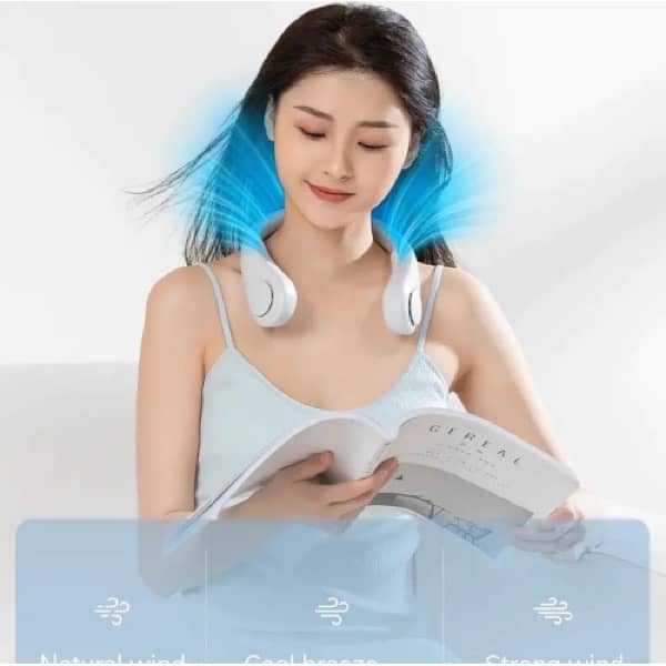 Imported I9 Portable Bladeless Neck Fan Rechargeable 2