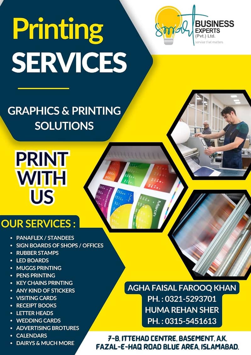 Printing services , Graphic Designing , Solar Installation Services 11