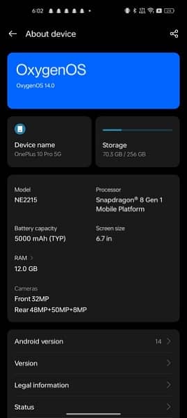 One Plus 10 Pro 5G (12gb 256gb) Official PTA Approved 1