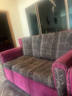 two sets of two seater sofa