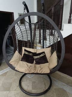 iron swing chair