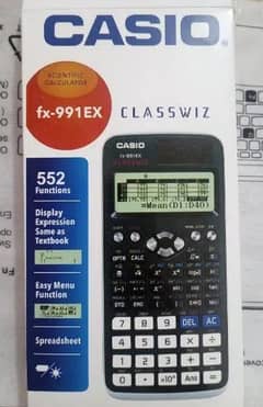 Scientific Calculator Casio Fx-991 Classwiz with User's Guide