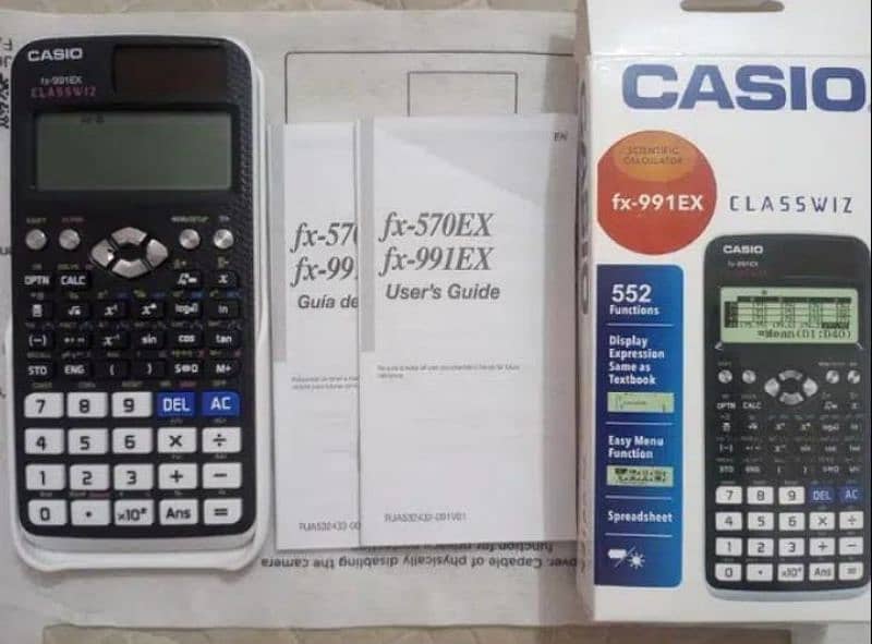 Scientific Calculator Casio Fx-991 Classwiz with User's Guide 4