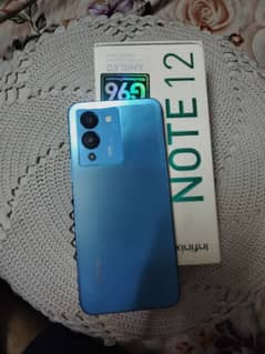 infinx note 12 with box argent sale need money 03231686674