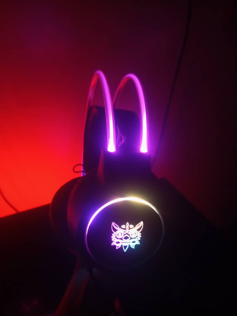 Neon Gaming Headphones 2