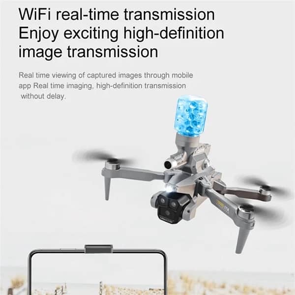MAX Aerial Photo Brushless RC Drone 3-Len Optical Flow Folding Aircraf 3