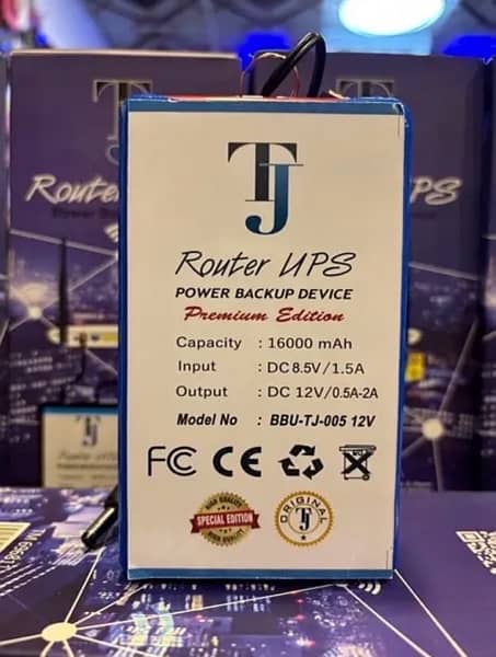 Tj Router Ups Powerbank For 5v 9v 12v Cameras Biomatric With Warranty 1