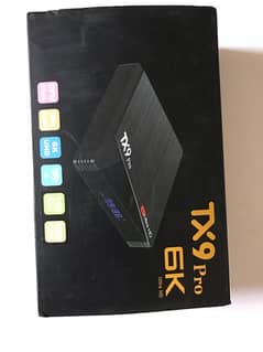 Android box TX9 Pro 6K available for sale