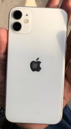 i phone 11 64gb condition 10by 9 ha White color ha 03011219421 only W