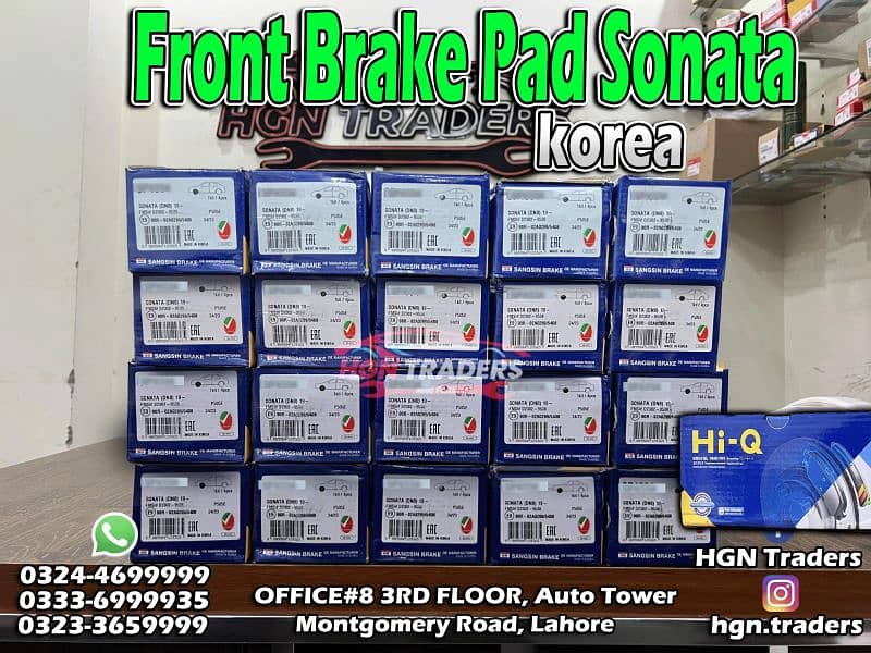 kia/hyundai front and rear brake pad korea 11