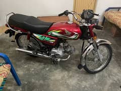 I want to sell my Honda CD 70, Mardan Number, Lush condition