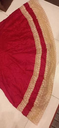 kumkhwab maxi dress with dull gold unique net cape