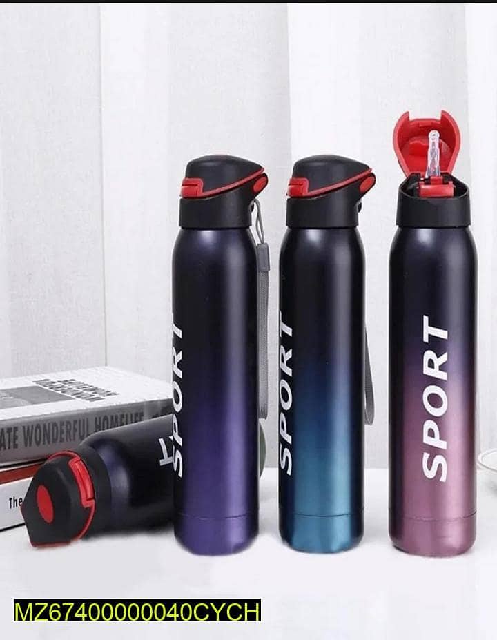Stainless Steel Sport bottle home delivery all Pakistan/750Ml size 1