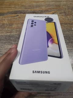 Samsung a72 8gb 128gb with box