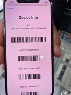 Iphone XsMax 256 GB PTA Approved with 82% battery health