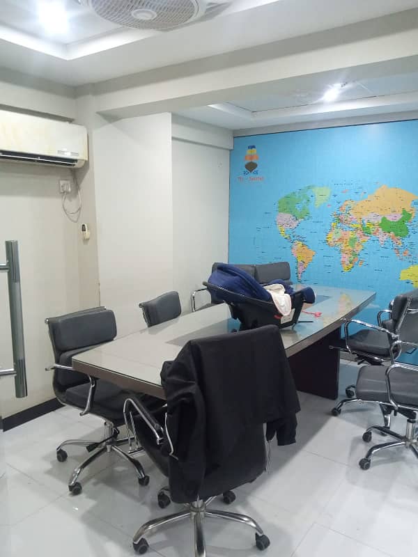 Semi Furnished Office Available On Rent At Main Shahra-e-faisal 1