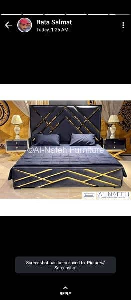 dubal bed Turkish design factory rate/ gloss paint /Double bed/wooden 6