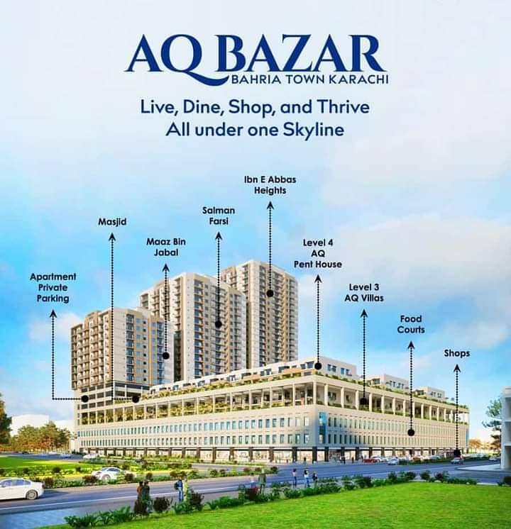 Brand new Flat For Sale In AQ BAZAR Salman Farsi 0