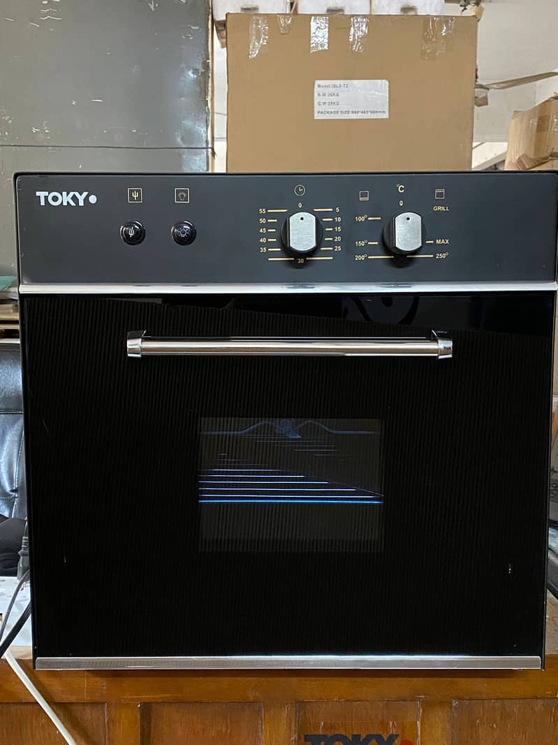 TOKYO Gas Built-in Oven 21by21 (B Matt - Black) 2