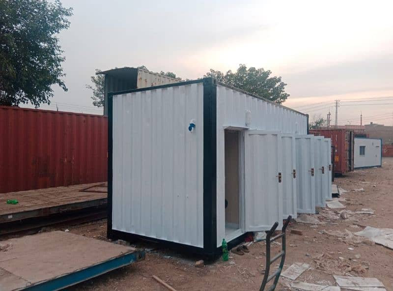 Portable toilet,office container,prefab home,guarf room,shed,shops etc 15