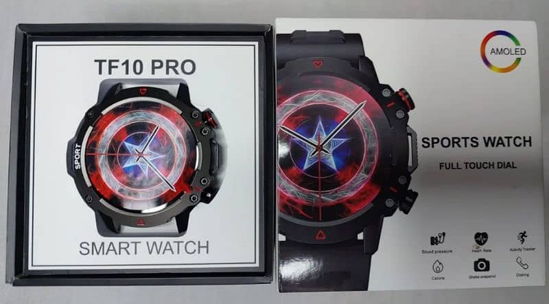 TF10 PRO Smart Watch in Round Dial with AMOLED 1.53" Display 4
